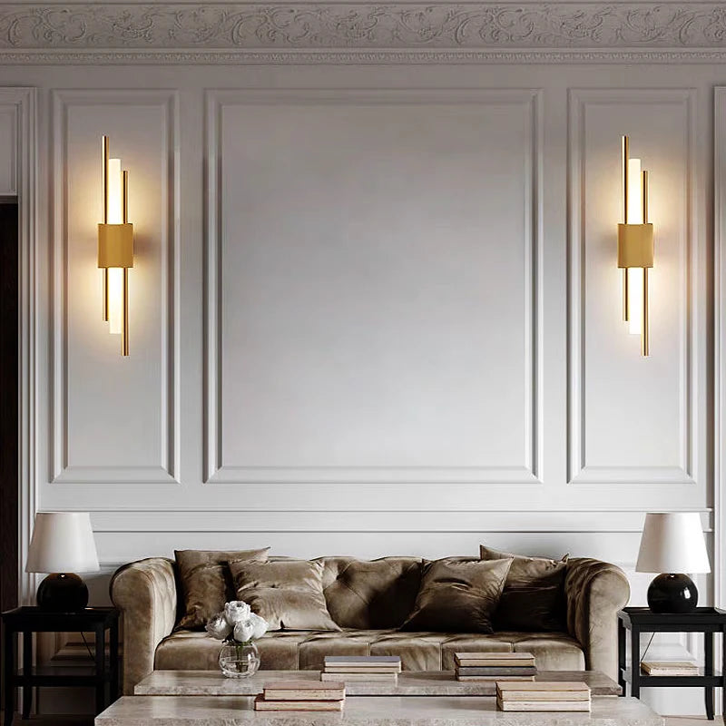 Nordic LED Wall Sconce – USB Plug-In Modern Wall Lamp for Home or Hotel