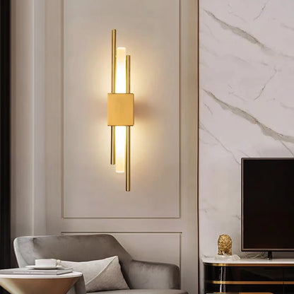 Nordic LED Wall Sconce – USB Plug-In Modern Wall Lamp for Home or Hotel